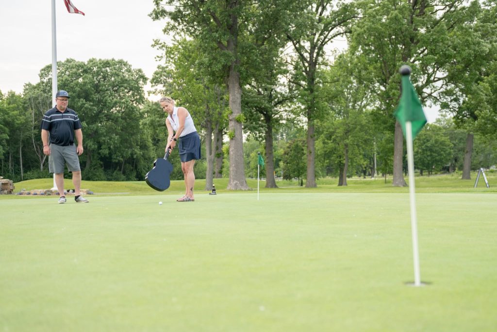 Guitar putting challenge
